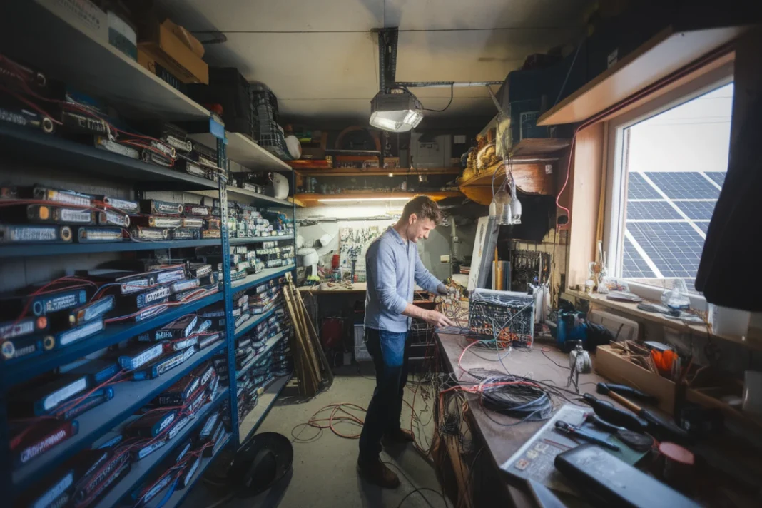 How One American Achieved Energy Independence for 8 Years with 1,000 Recycled Laptop Batteries